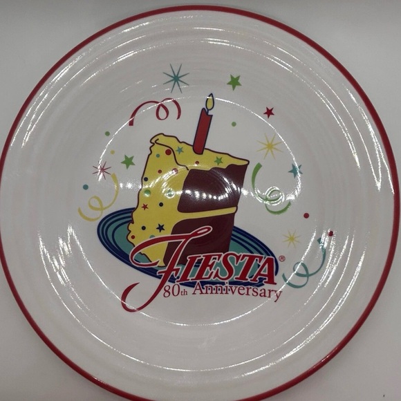 Fiesta 80th Anniversary Celebration Plate
